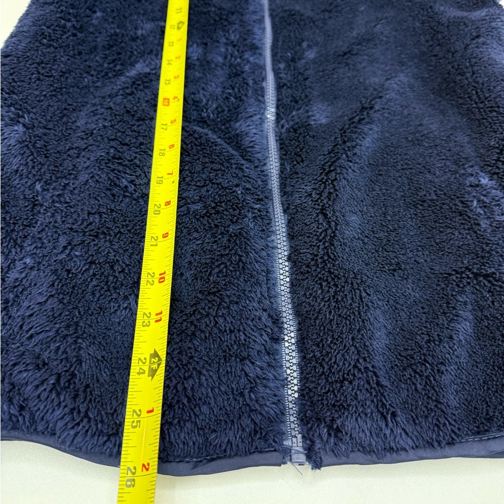 CROWN & IVY Navy Blue Quilted Kids Vest size L (Unisex) - Picture 8 of 9